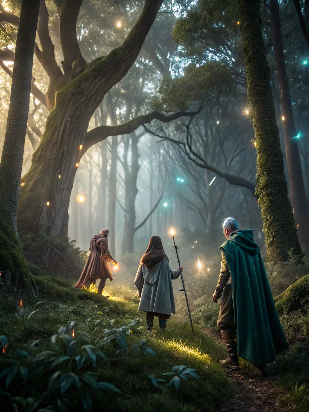 A vibrant image of participants dressed in costumes engaging in a live-action role-playing game within a themed setting, showcasing the immersive nature of MDC's role-playing experiences.